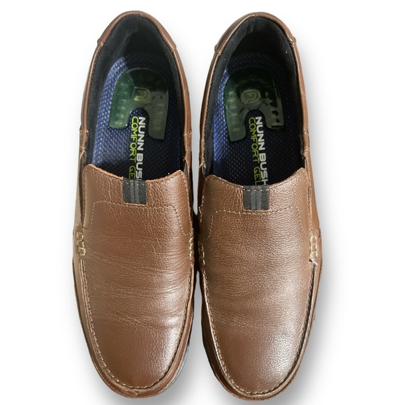 Nunn Bush Men’s Carter Slip-on Brown Loafer 9M NIB - Picture 3 of 7